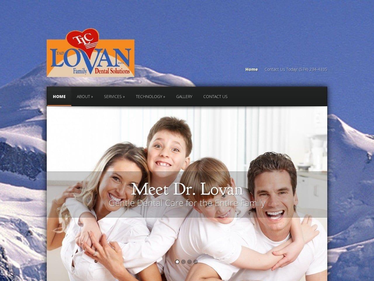 Dr. Tad S. Lovan DDS screenshot