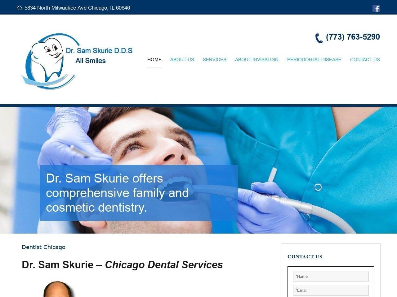 Samuel Skurie DDS screenshot