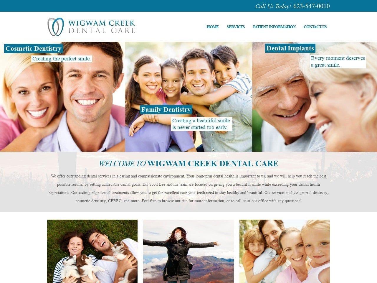 Wigwam Creek Dental Care screenshot