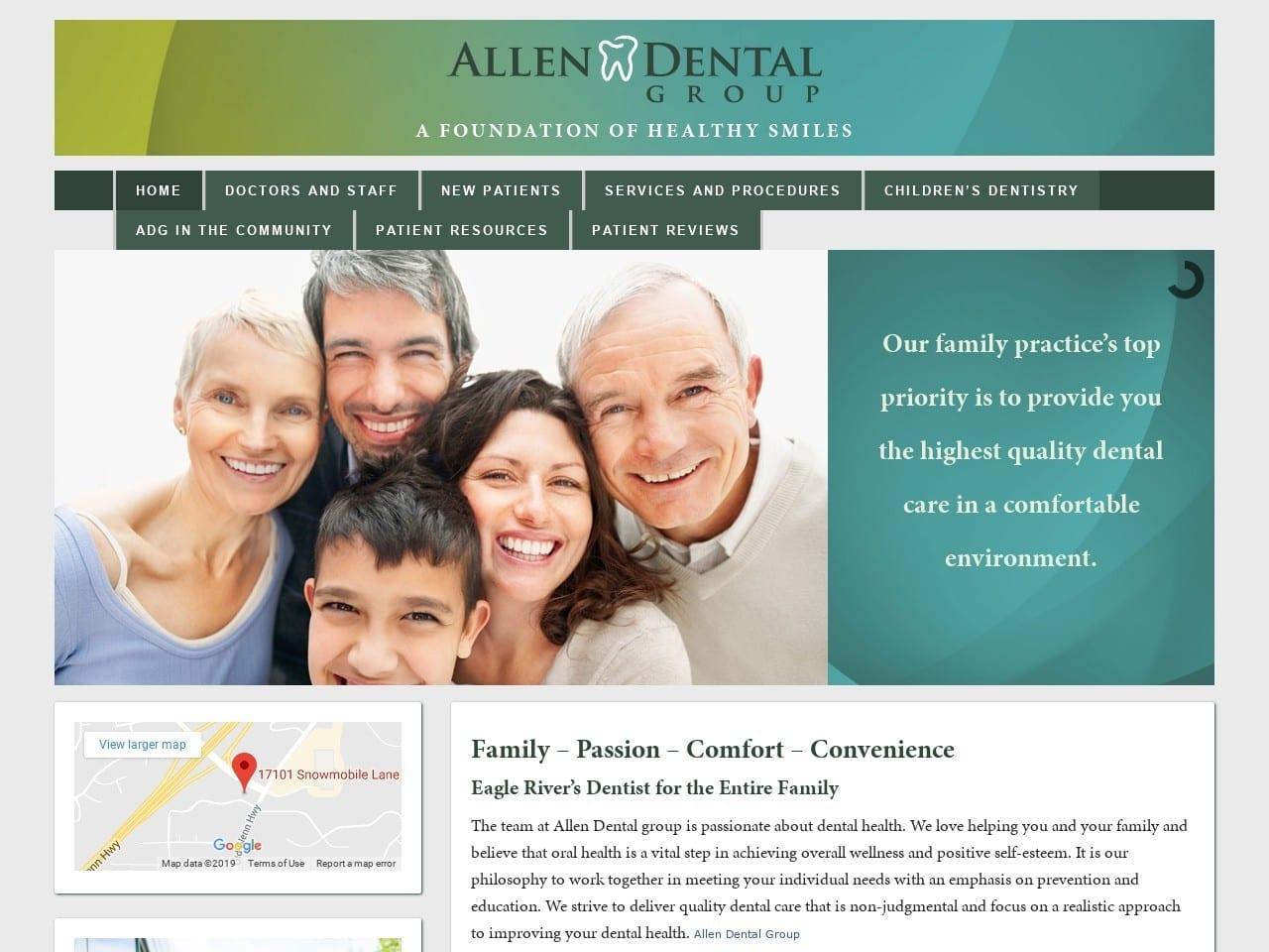 Allen Dental Group Pc screenshot