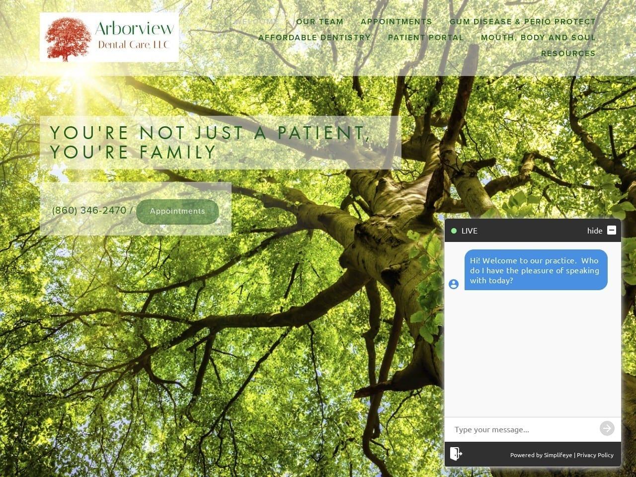 Arborview Dental Care screenshot