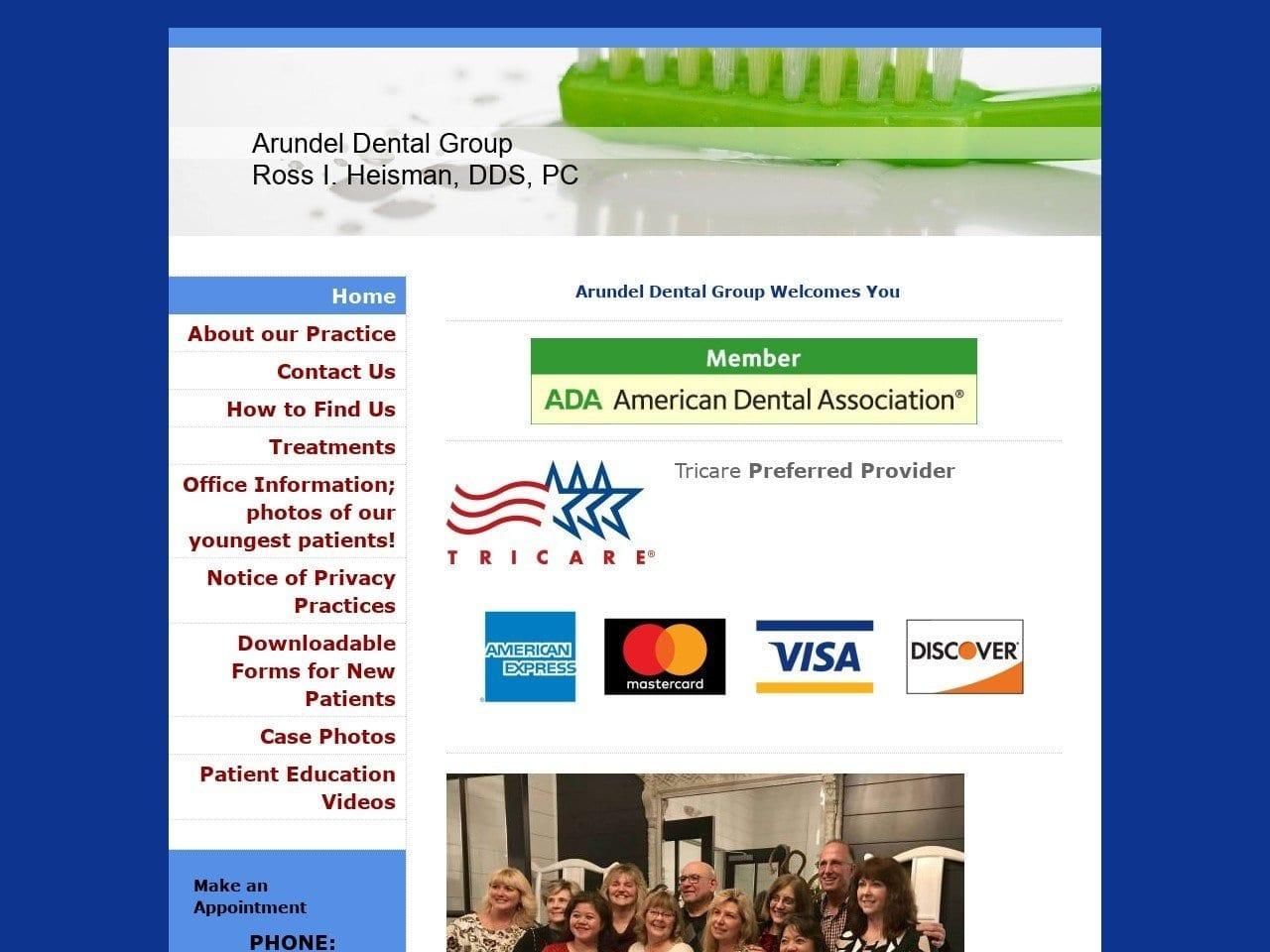 Anne Arundel Dental Laboratory screenshot