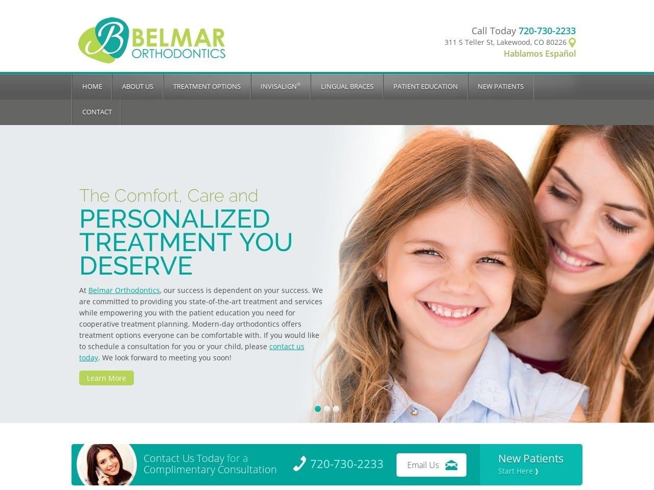Belmar Orthodontics screenshot