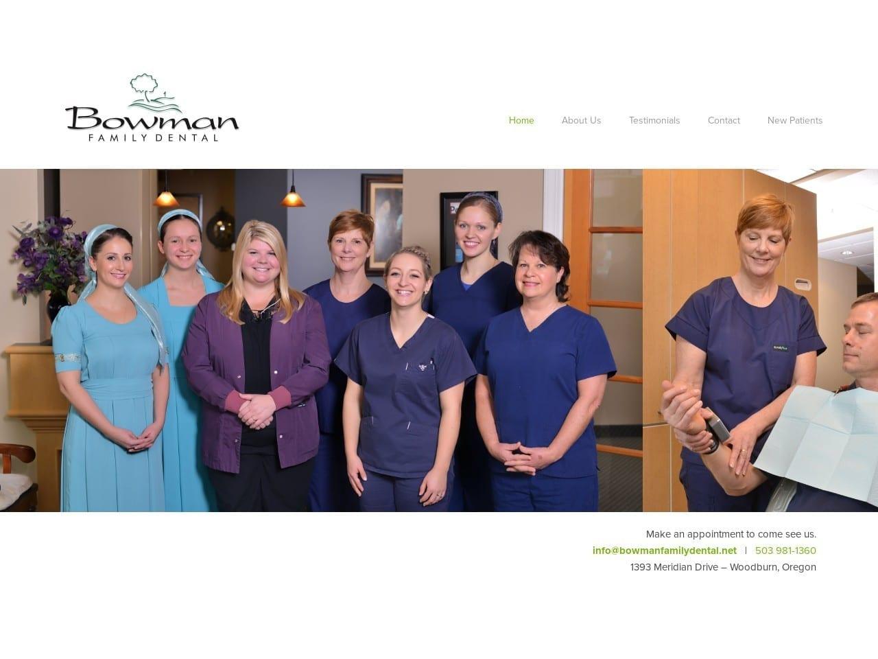 Bowman Family Dental Bowman Mary Beth DDS screenshot