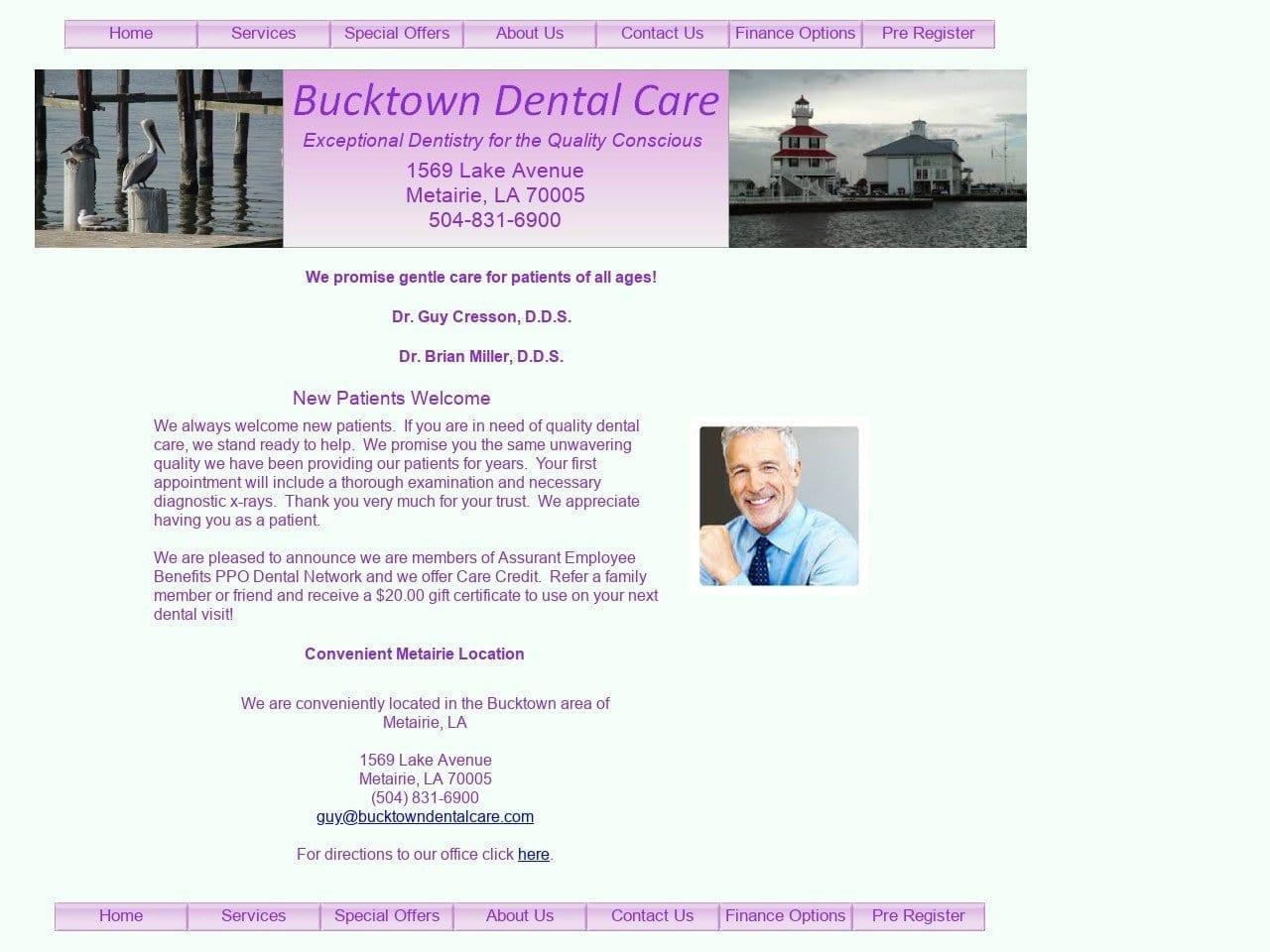 Bucktown Dental Care screenshot