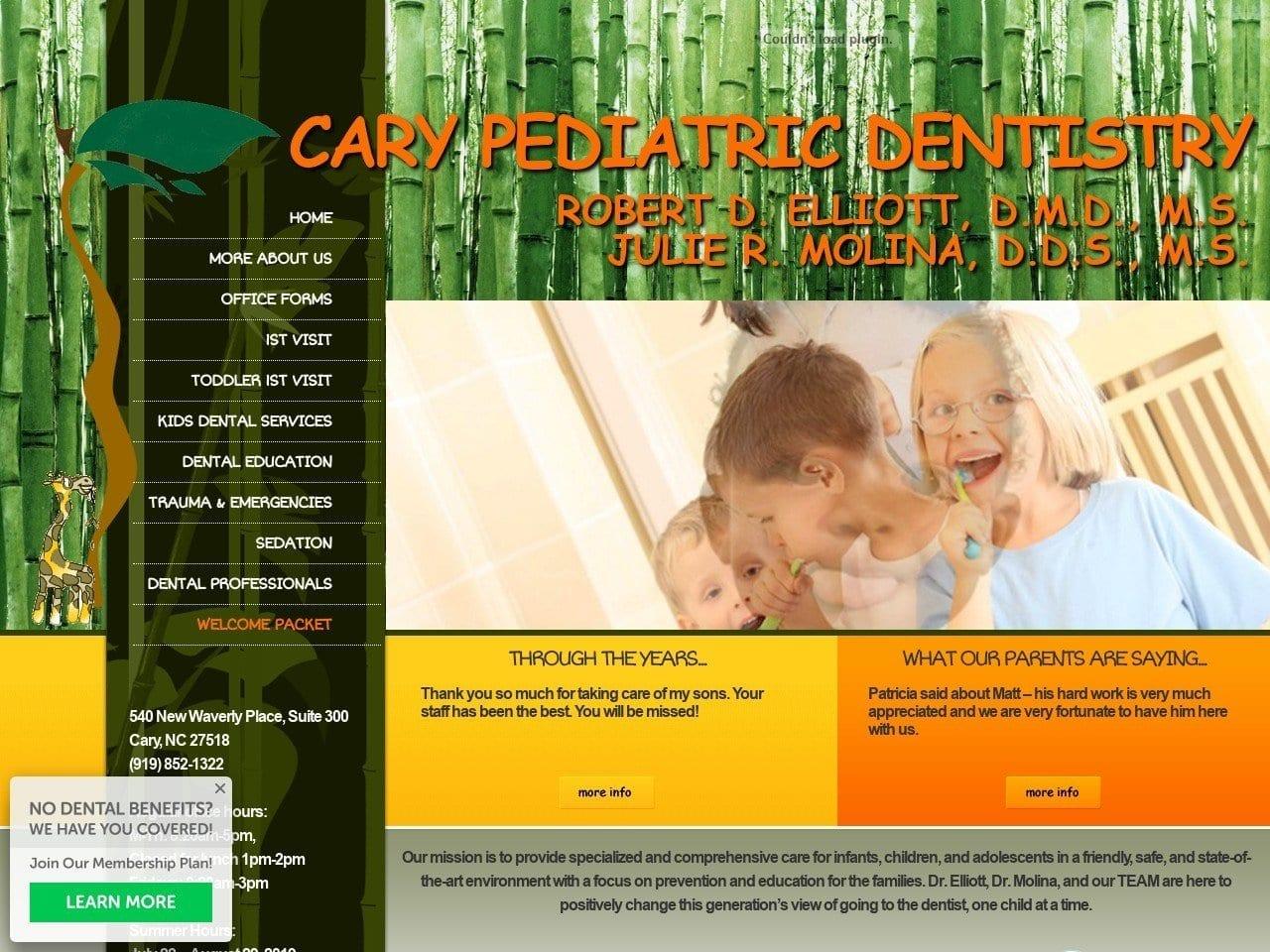 Carey Pediatric Dentist screenshot