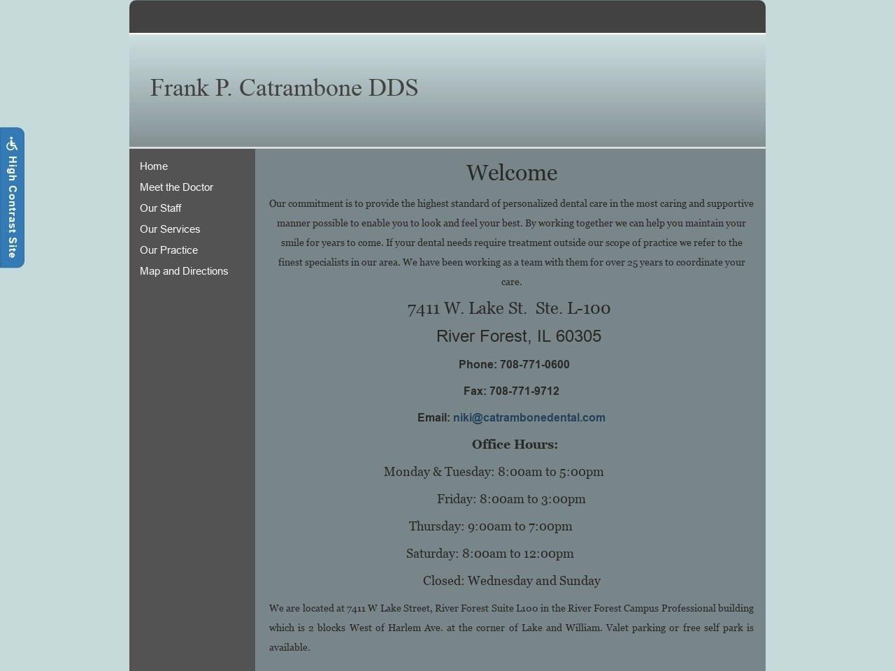 Dr. Frank P. Catrambone DDS