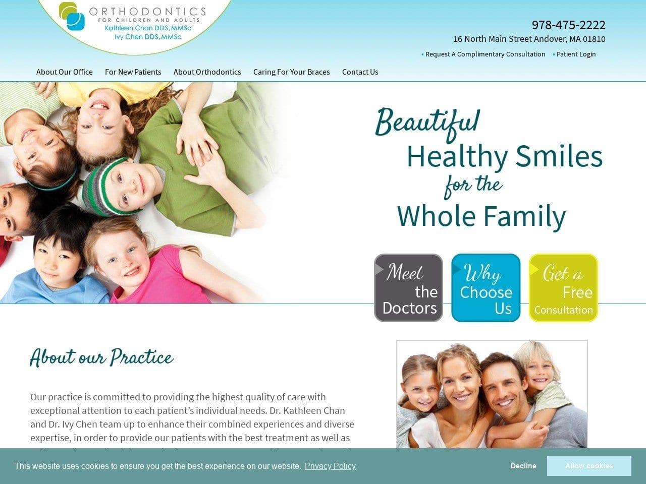 Chan & Chen Orthodontics Chan Kathleen DDS