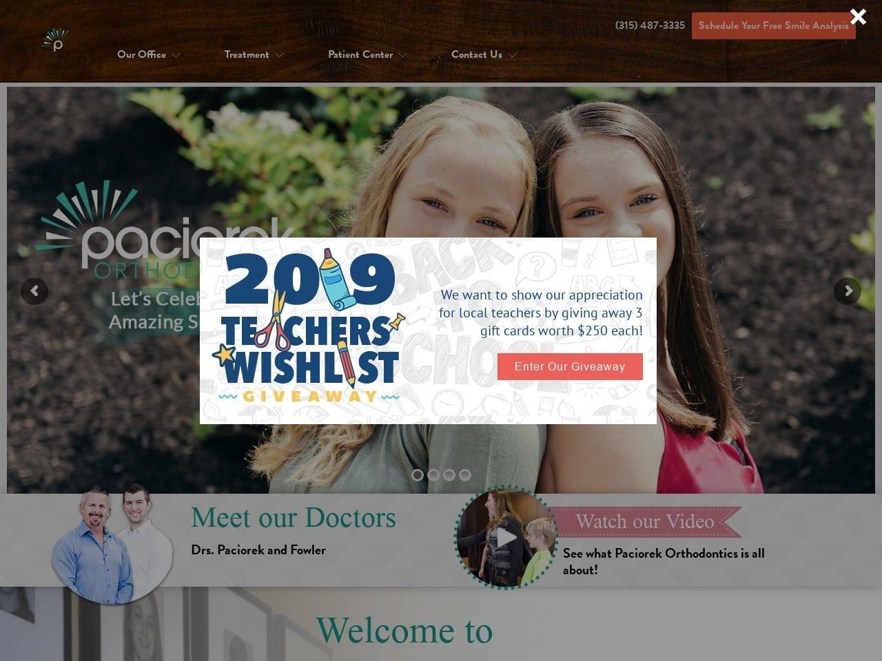 Mark A. Paciorek DDS MS PC screenshot