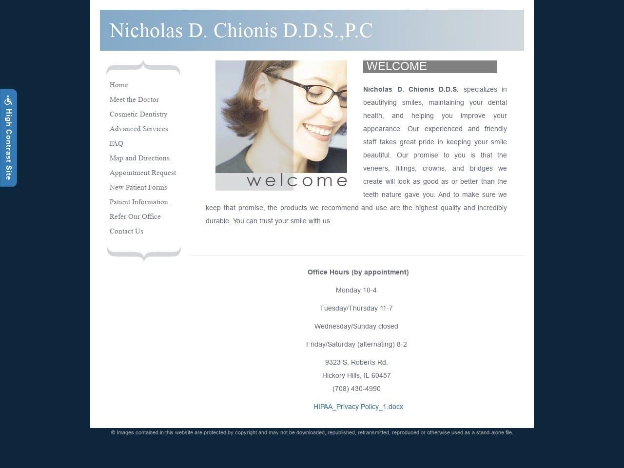 Chionis Nicholas D DDS