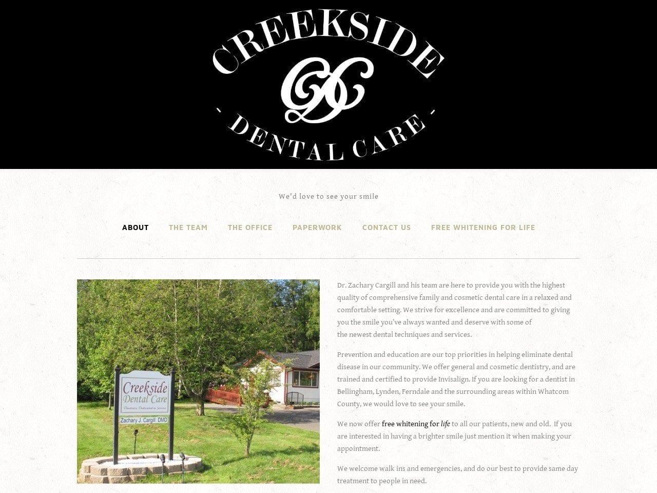 Creekside Dental Care screenshot