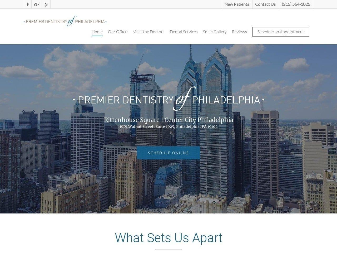 Premier Dentistry of Philadelphia screenshot