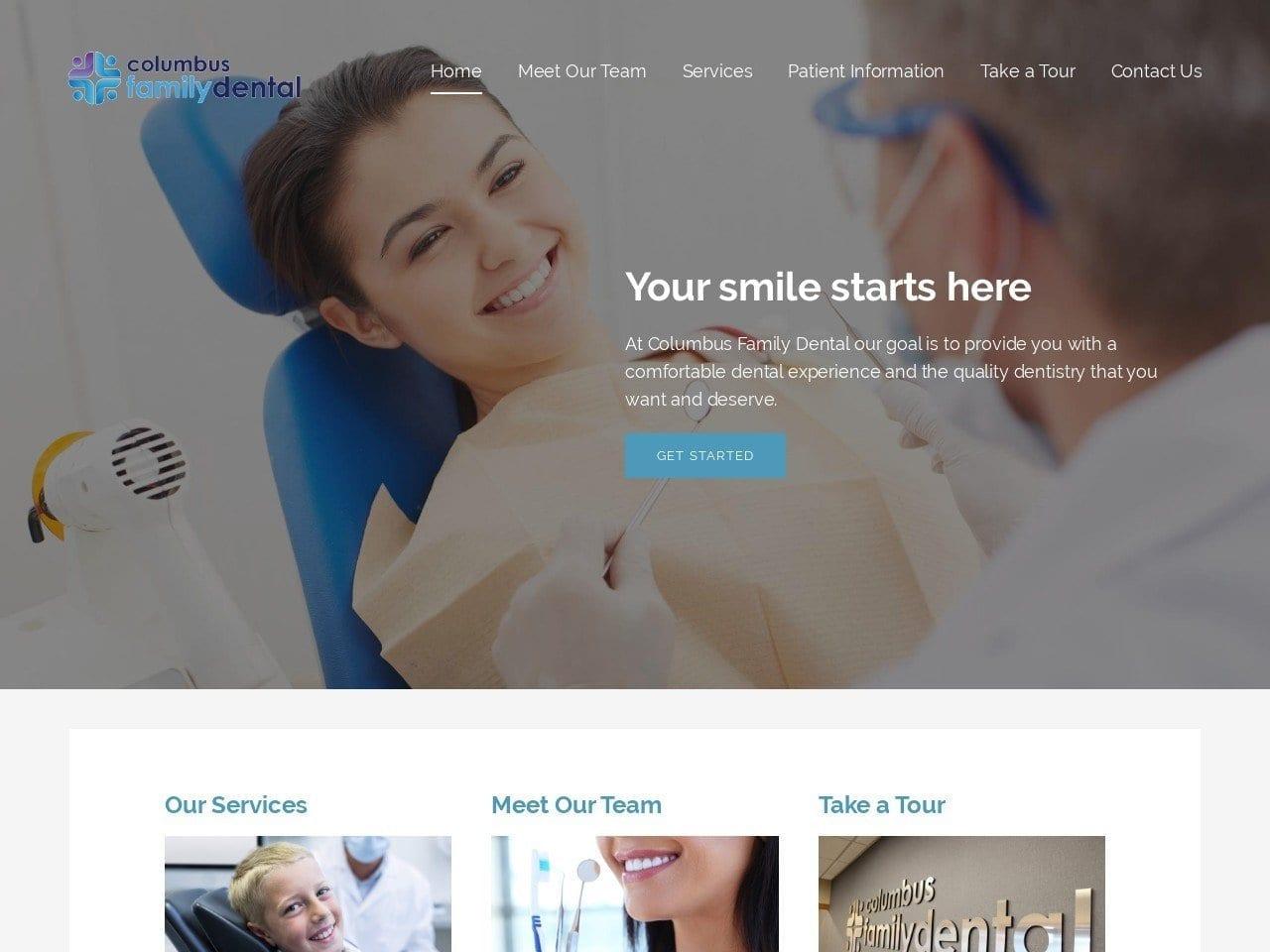 Columbus Family Dental screenshot