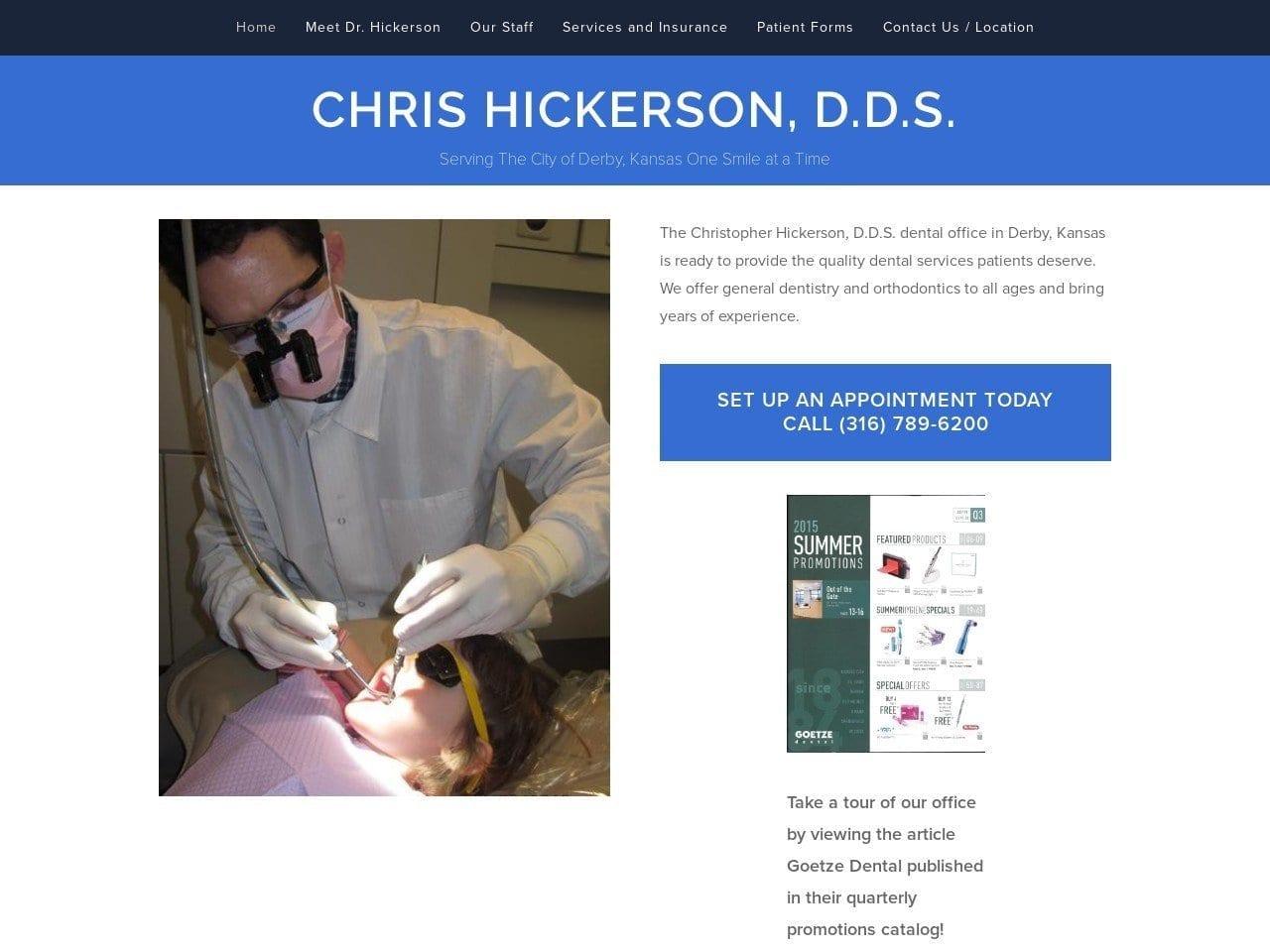 Chris Hickerson DDS screenshot