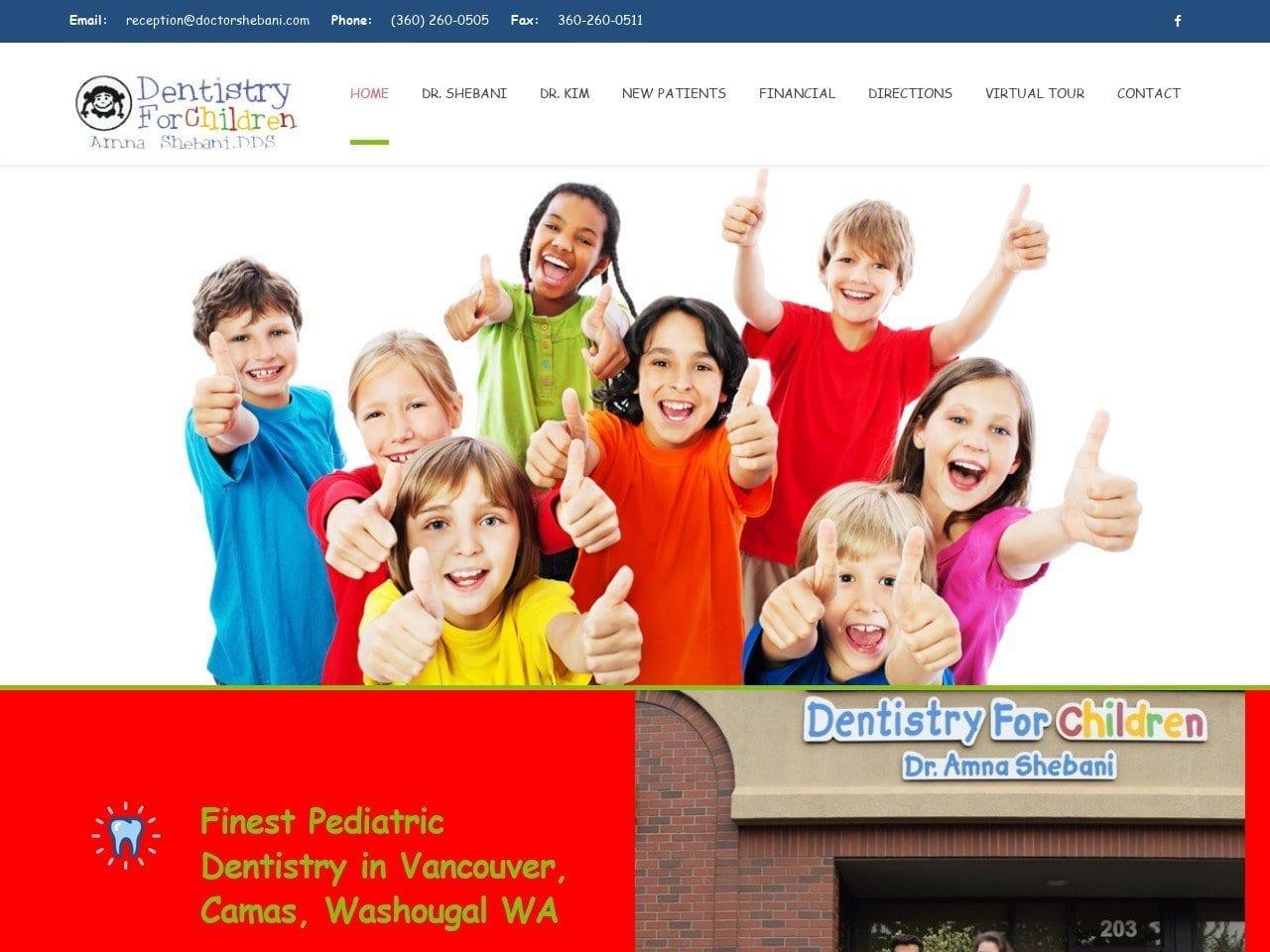 Dentistry for Children Amna Shebani DDS screenshot