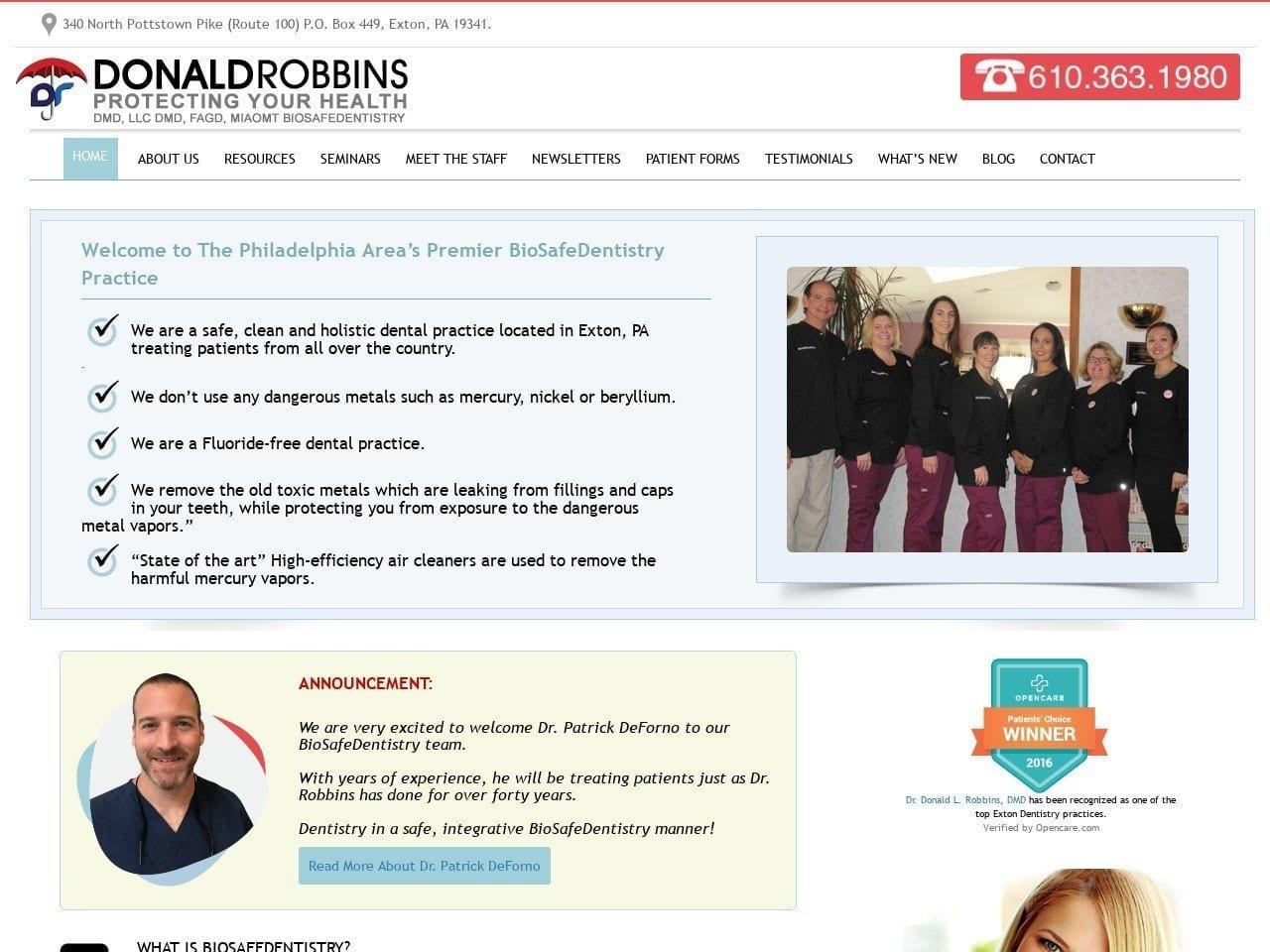 Dr. Donald Robbins DMD