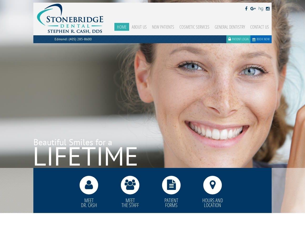 Stonebridge Dental Cash Stephen R DDS screenshot