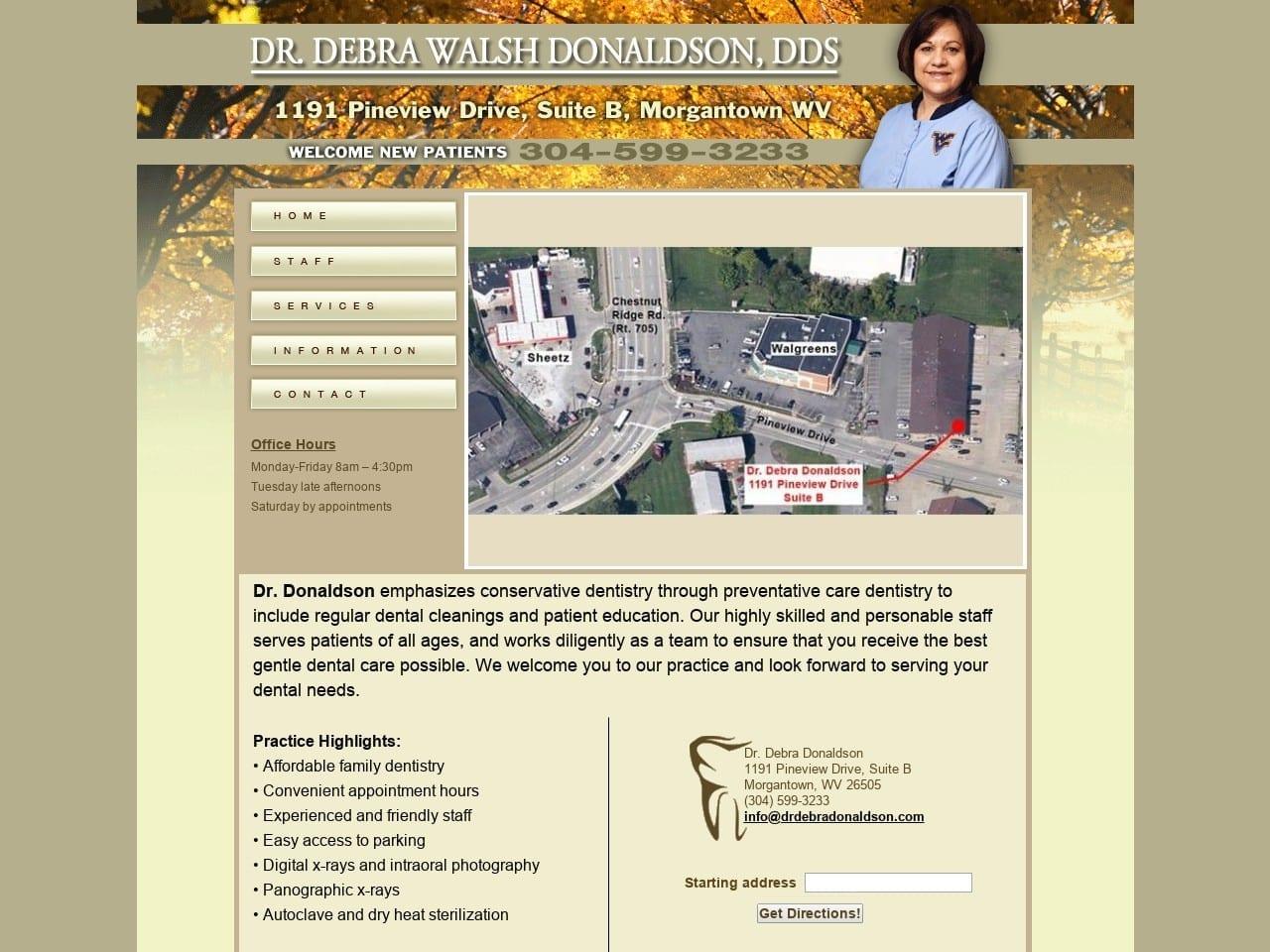 Donaldson Debra W DDS