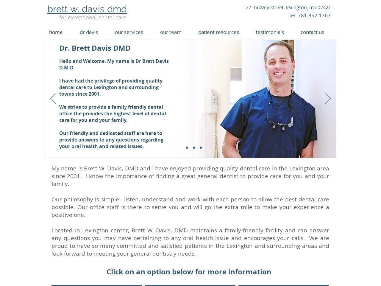 Brett W. Davis D.M.D. screenshot