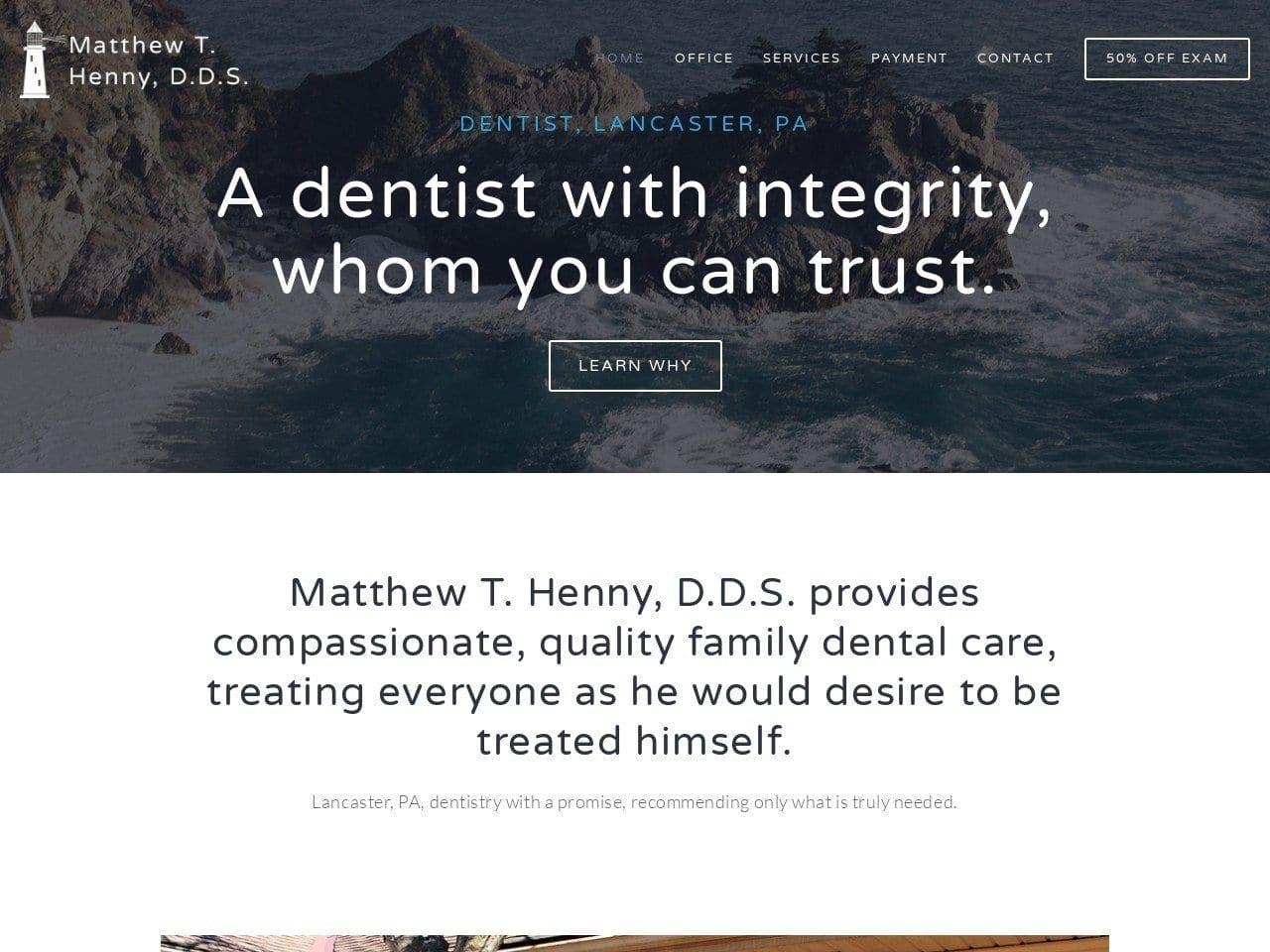 Matthew T. Henny D.D.S. screenshot