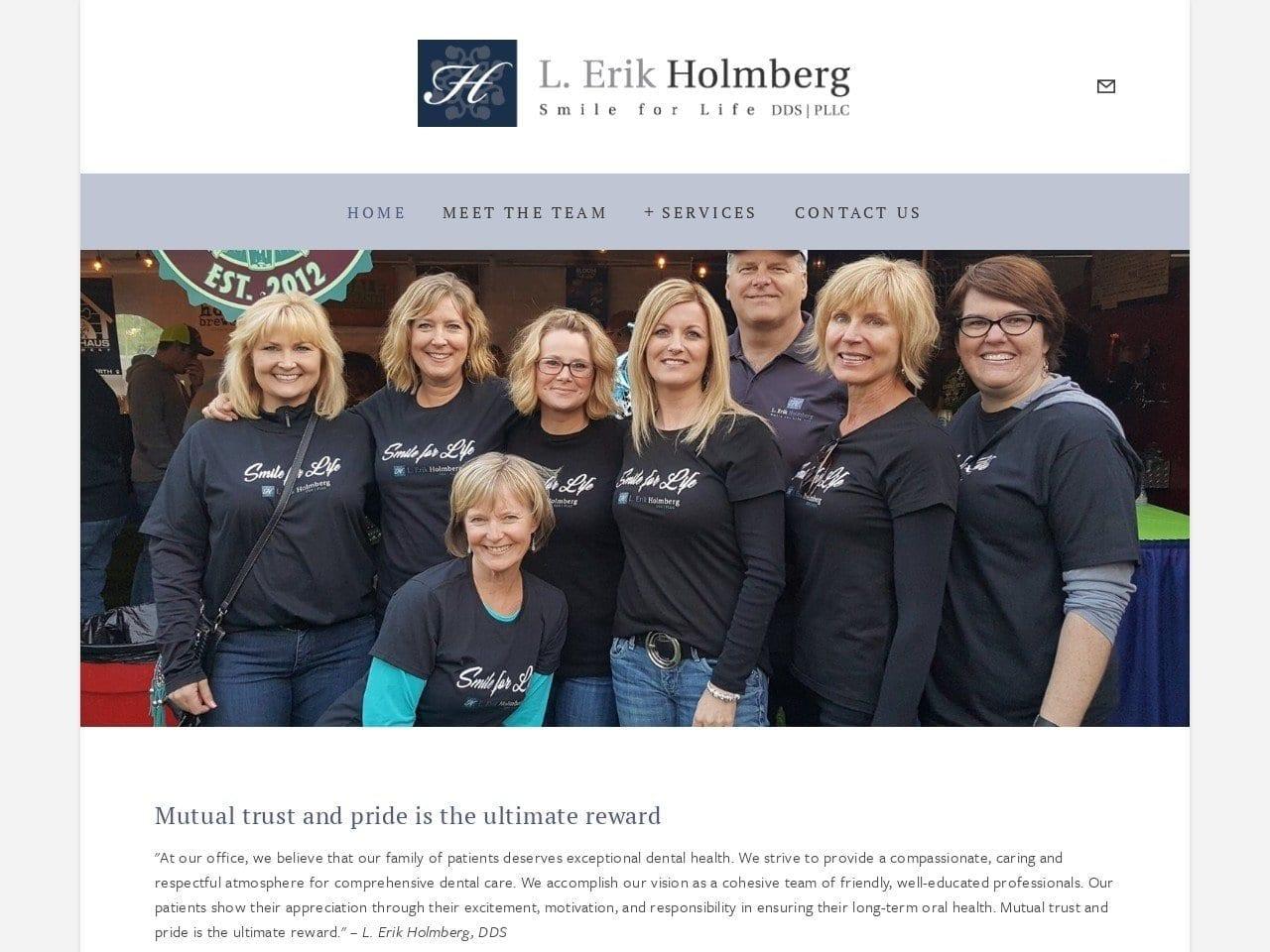 Holmberg L Erik DDS