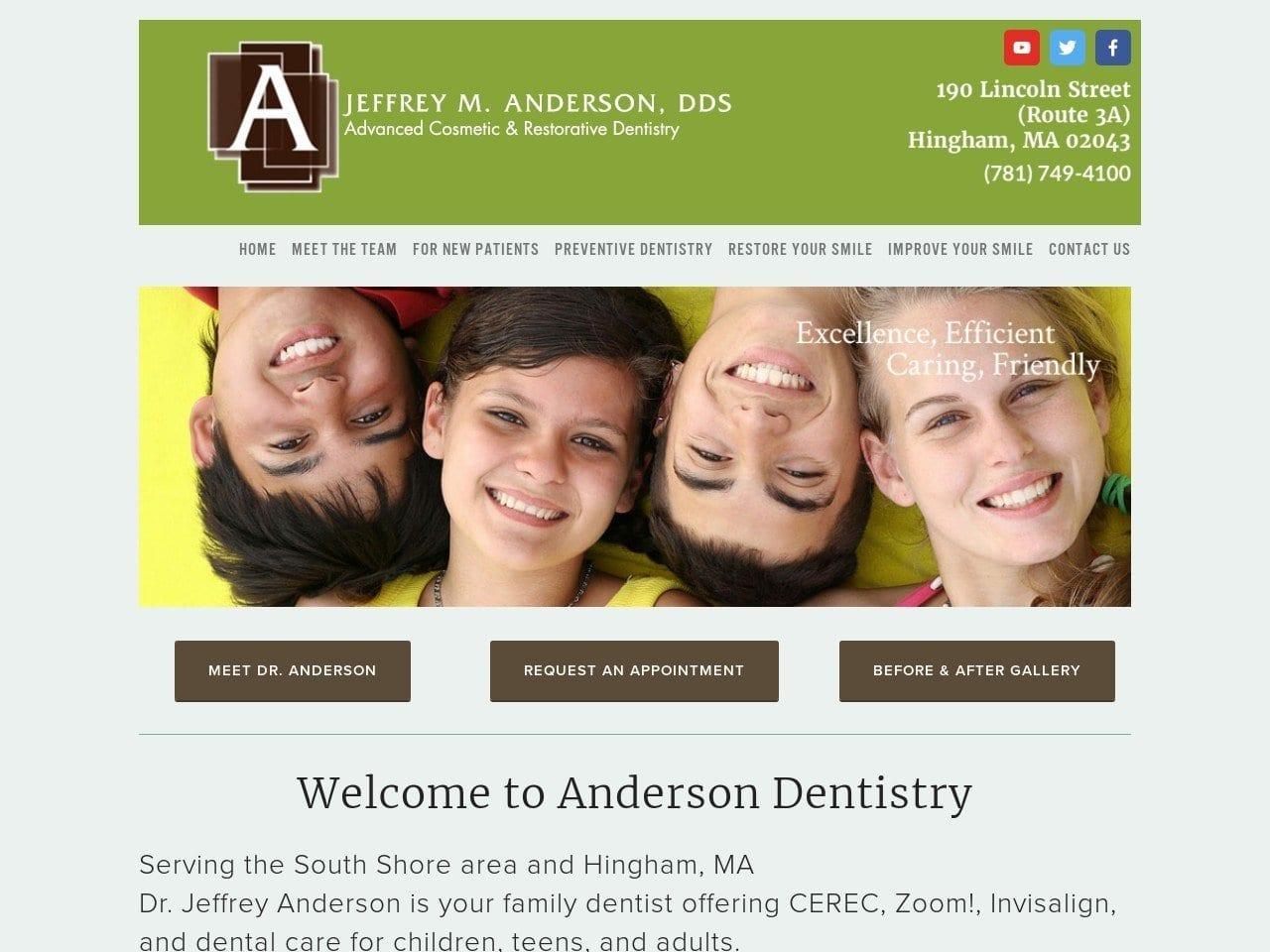 Jeffrey M Anderson DDS screenshot