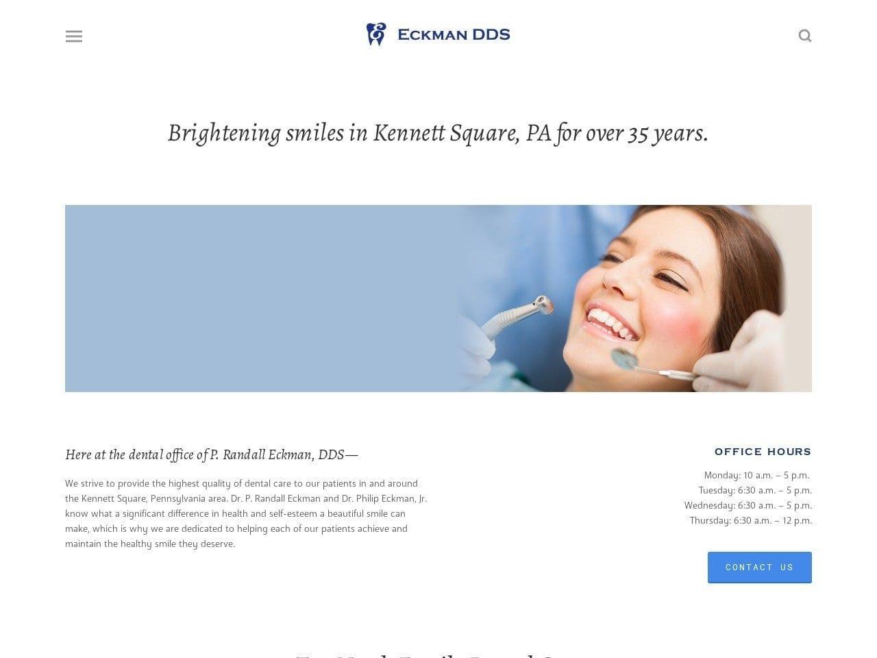 P. Randall Eckman Dds Magd & Philip R. Eckman Jr