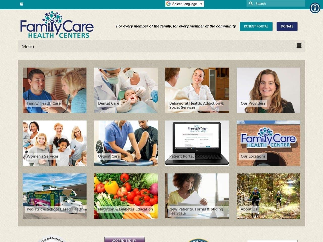 FamilyCare Health Centers screenshot