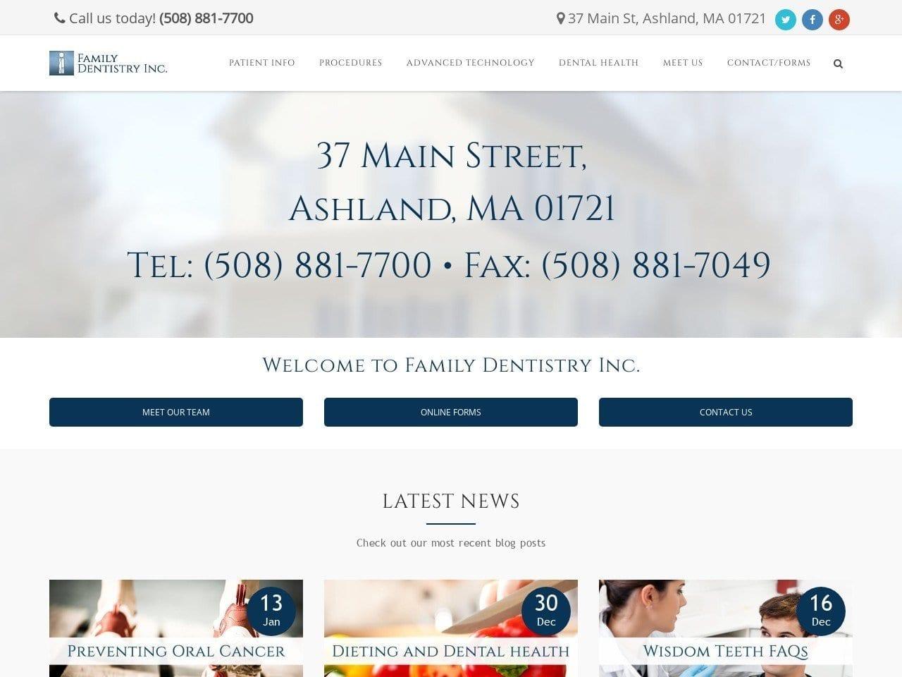 Dr. Sandra F. Cove Dentist