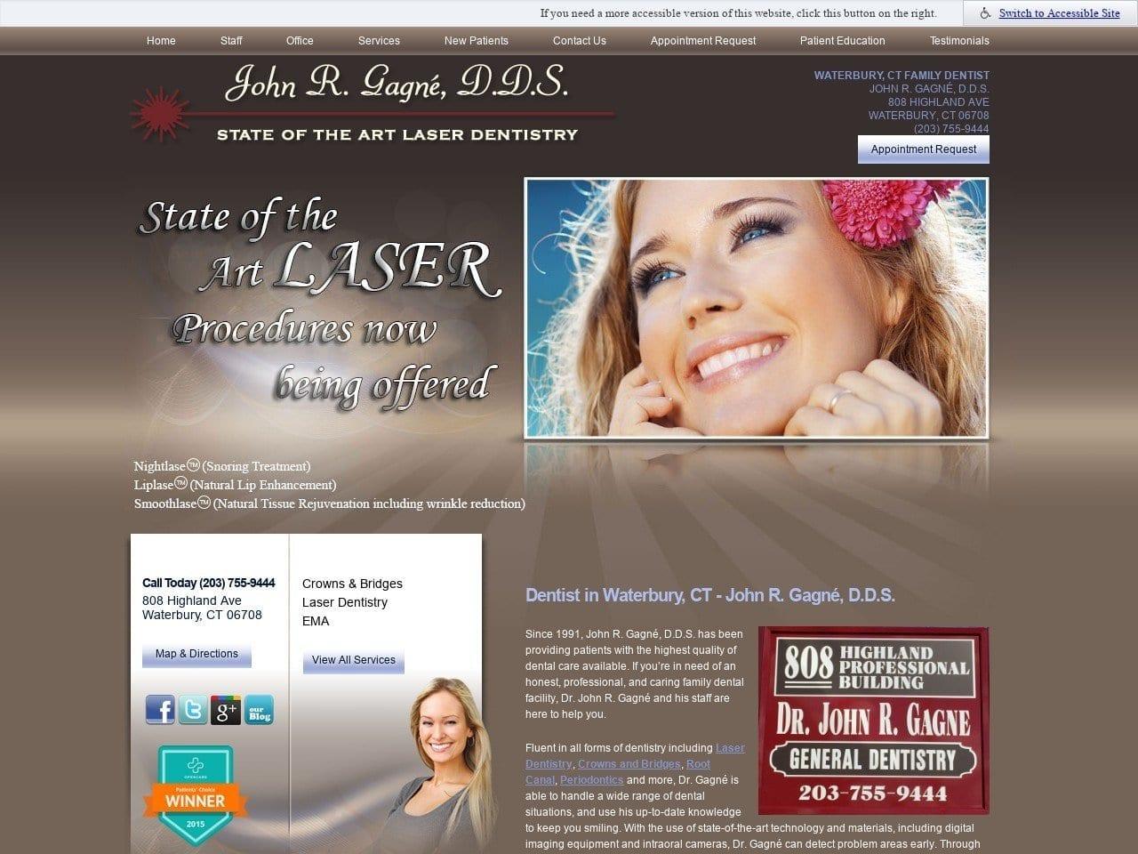 John R Gagne DDS screenshot