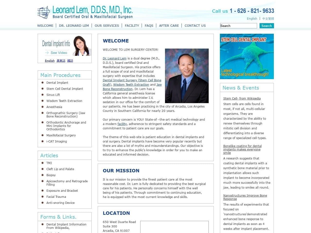 Lem Leonard DDS