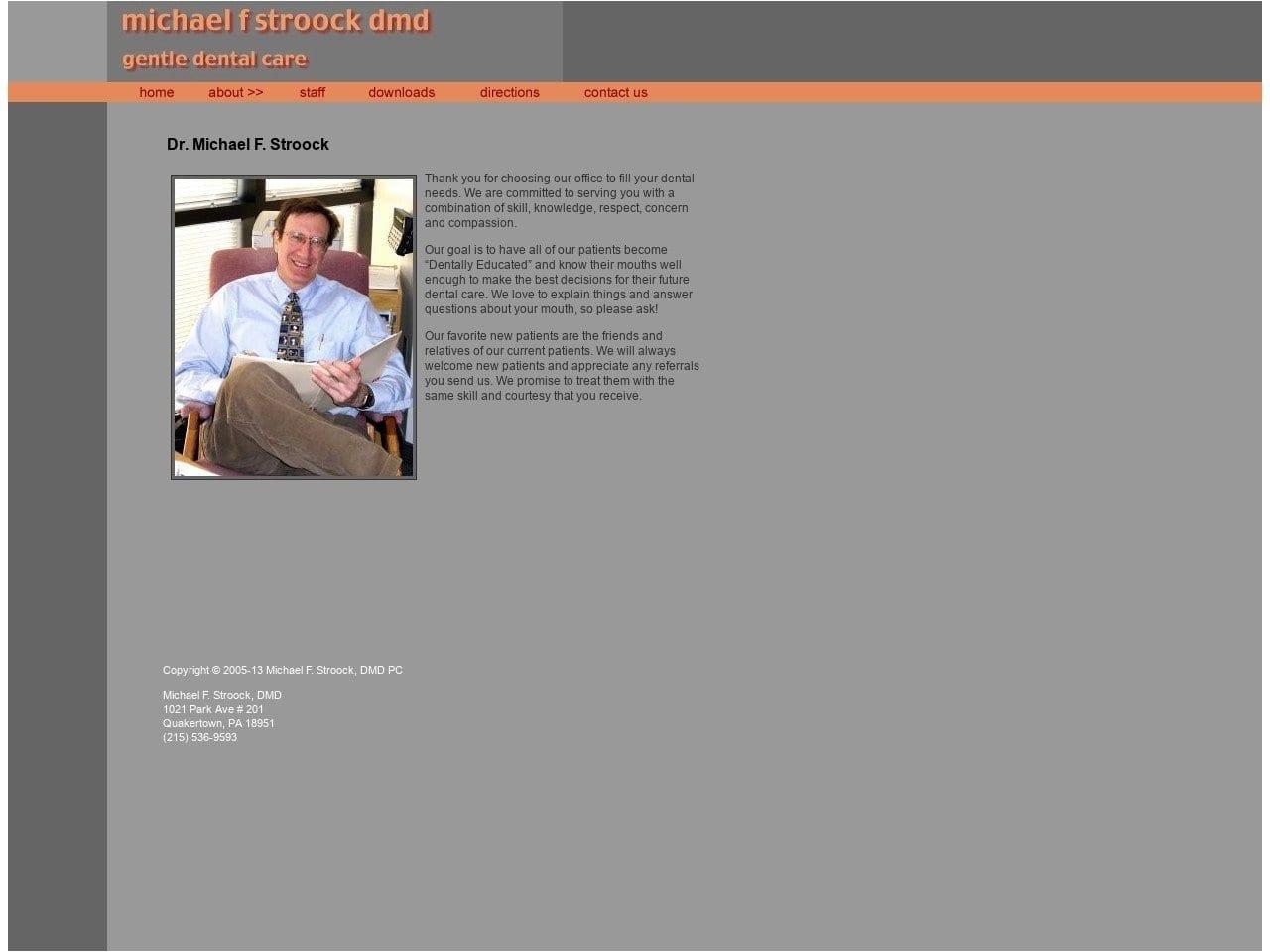 Stroock Michael F DDS screenshot