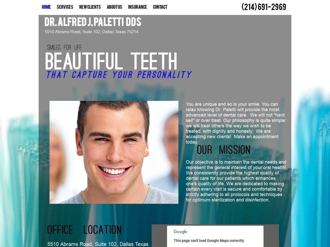 Dr. Alfred Paletti DDS screenshot