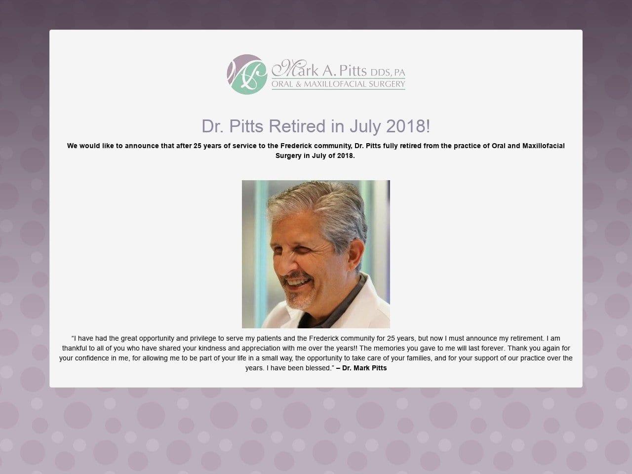 Mark A. Pitts DDS PA