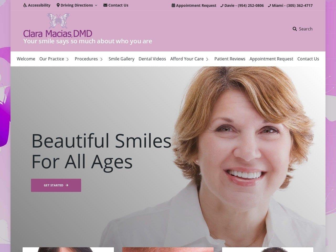 Macias Clara M DDS screenshot