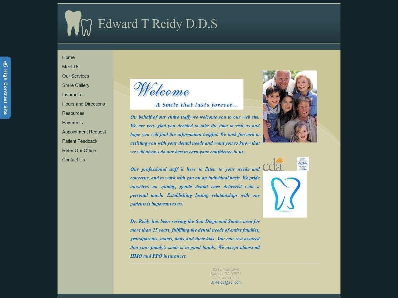 Reidy Edward T DDS