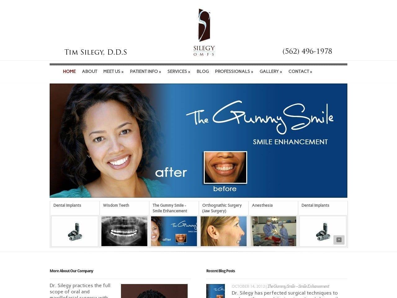 Dr. Tim Silegy Oral Surgeon screenshot