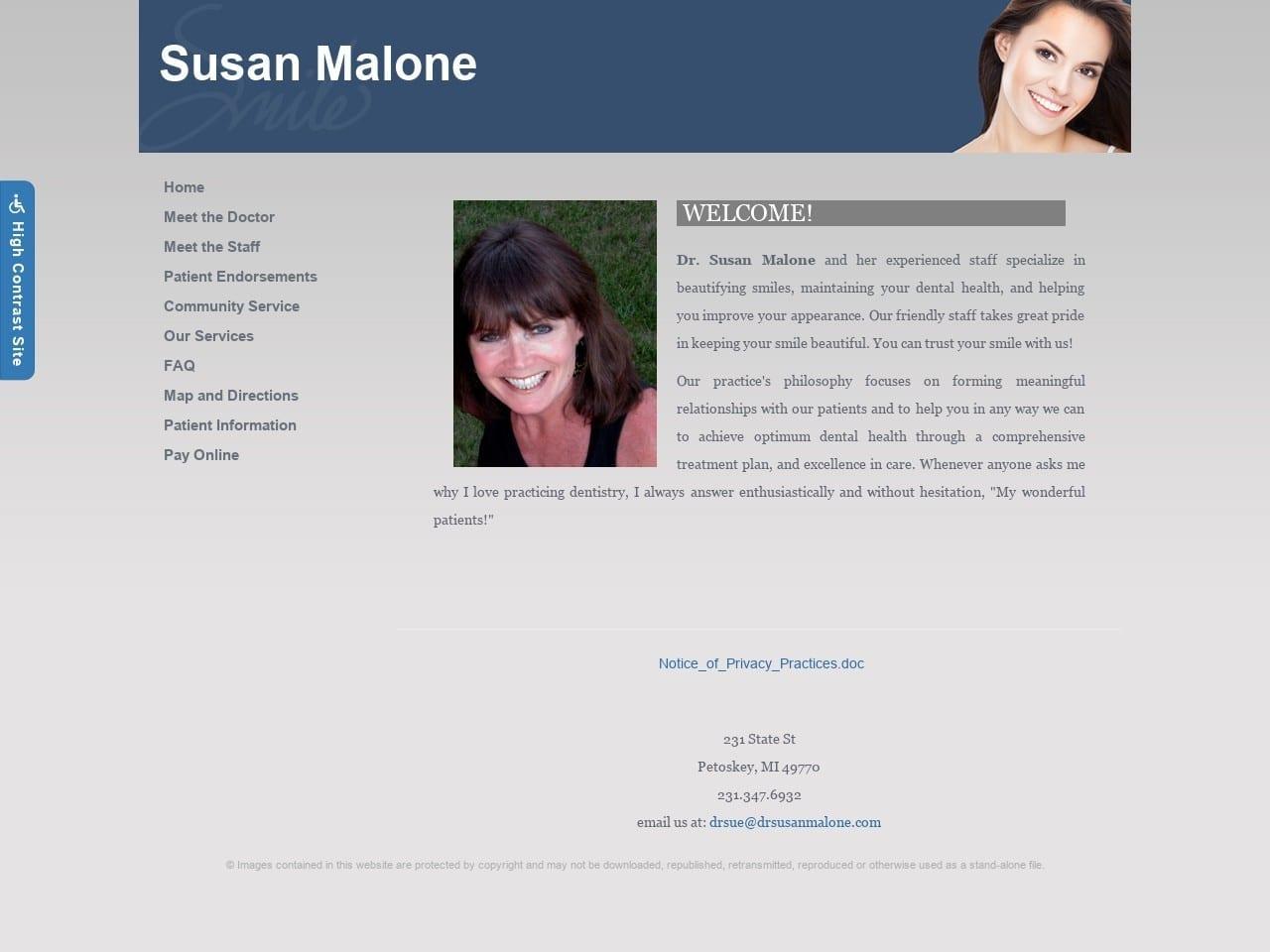 Malone Susan J S DDS