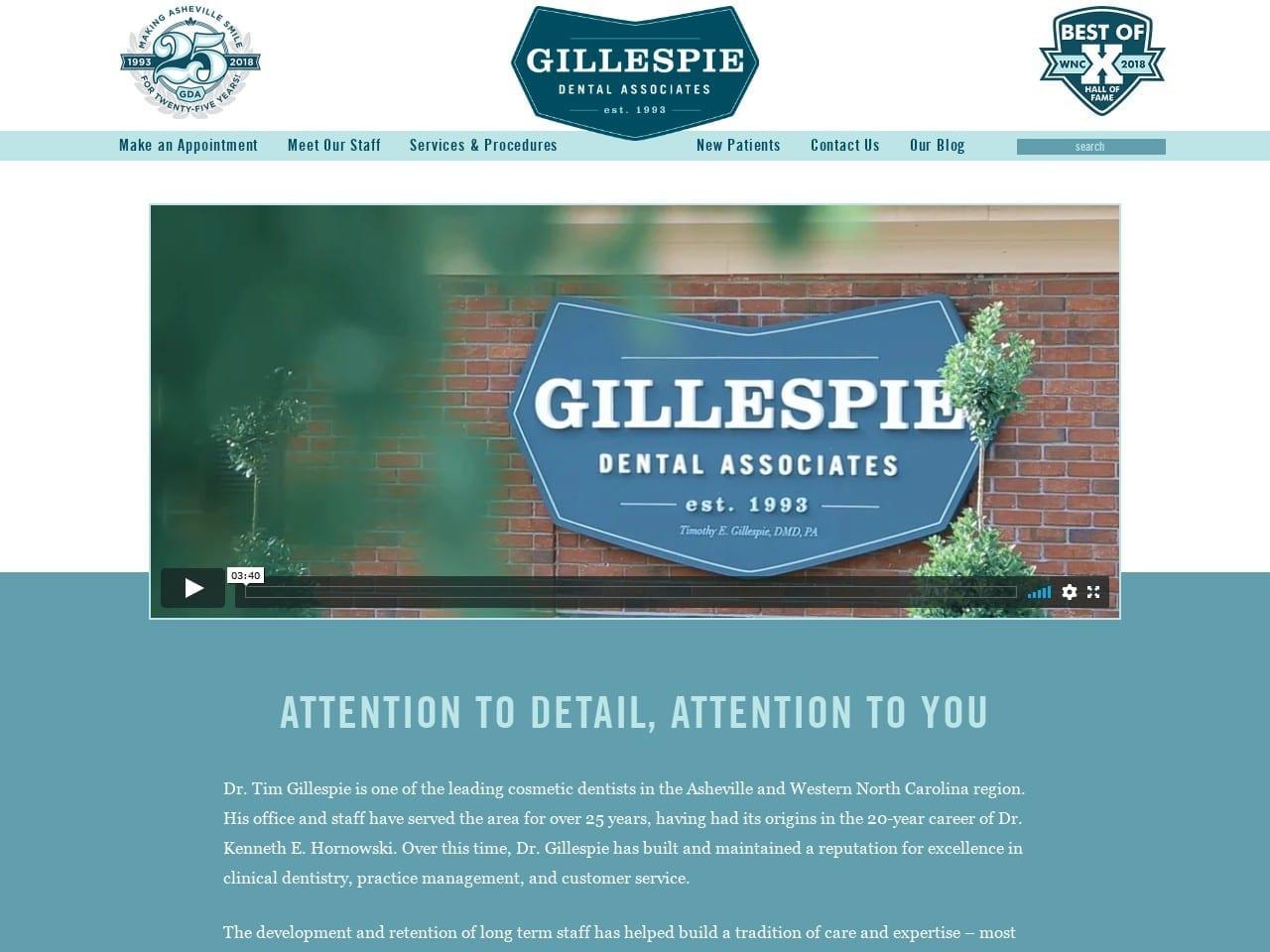 Timothy E. Gillespie DMD FAGD