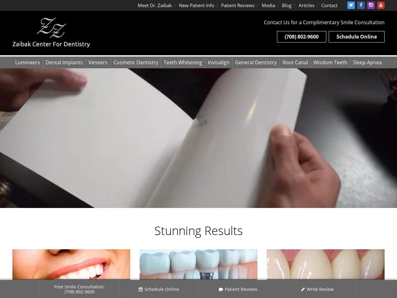 Dr. Zack Zaibak DDS screenshot