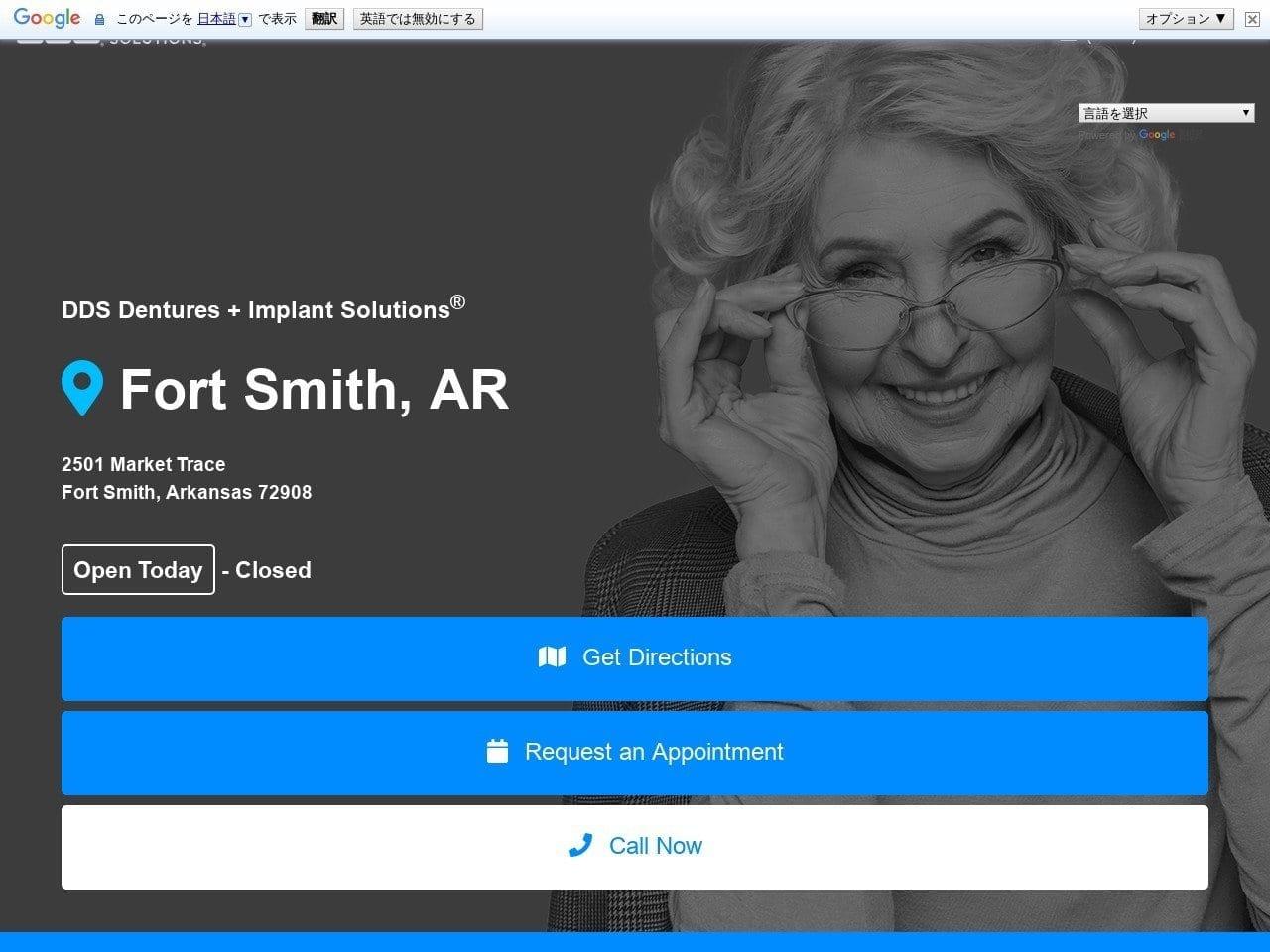 DDS Dentures + Implant Solutions AR Fort Smith