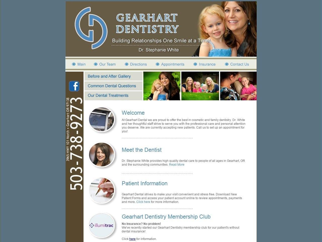 Gearhart Dentistry White Stephanie R DDS