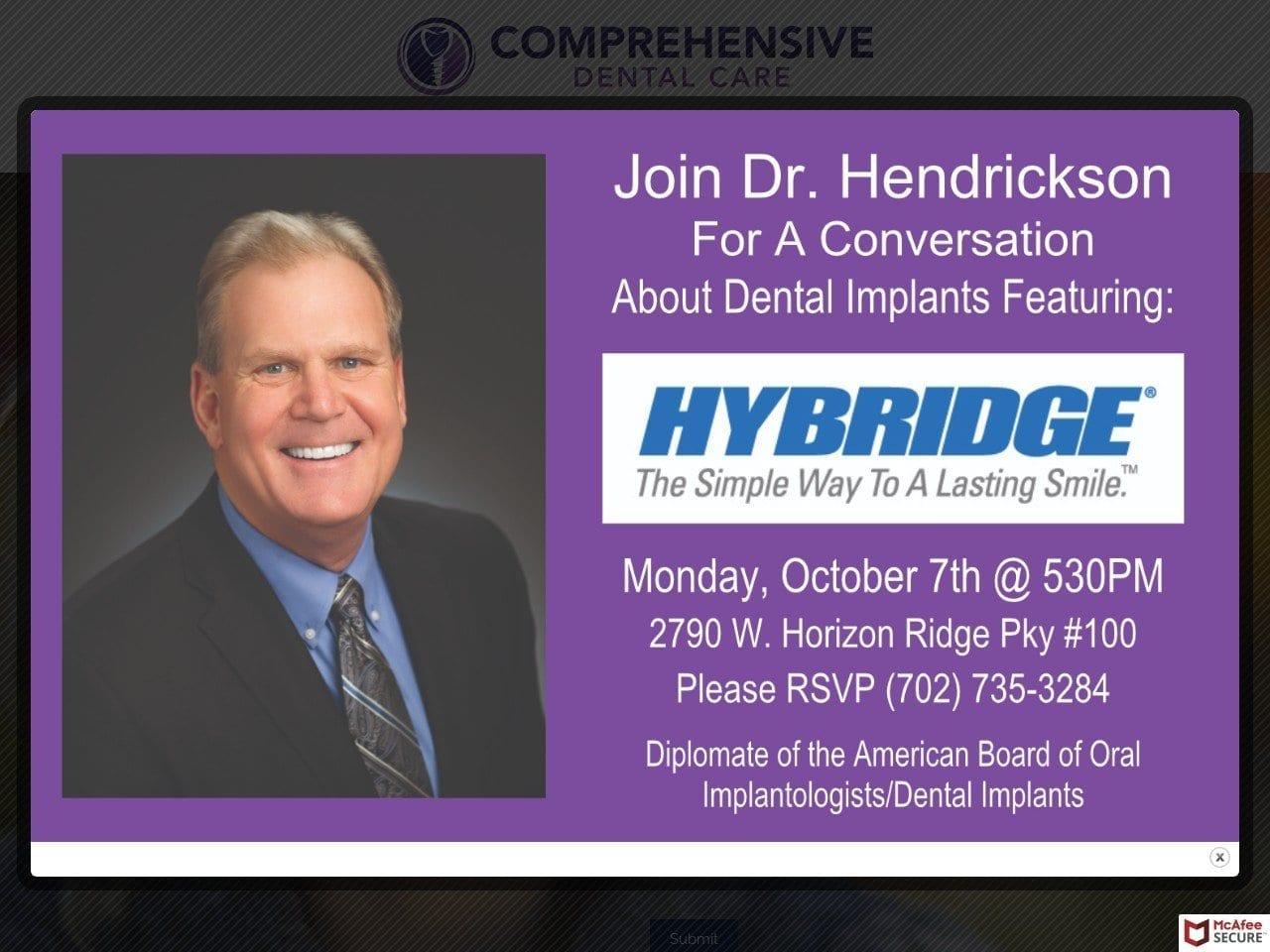 Gregg C. Hendrickson DDS & Associates LLP screenshot
