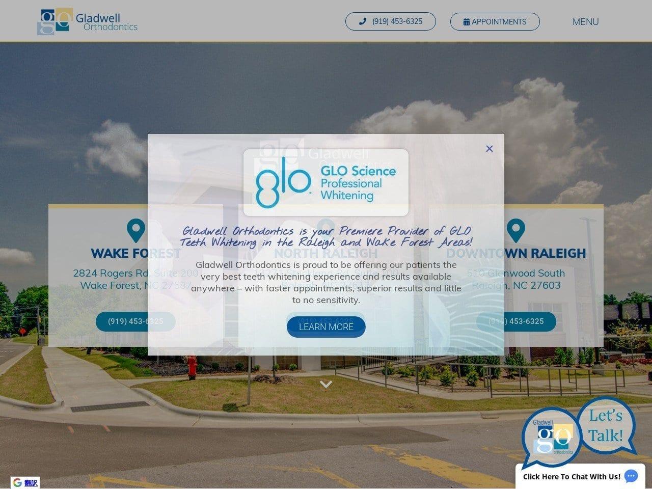 Gladwell Orthodontics screenshot