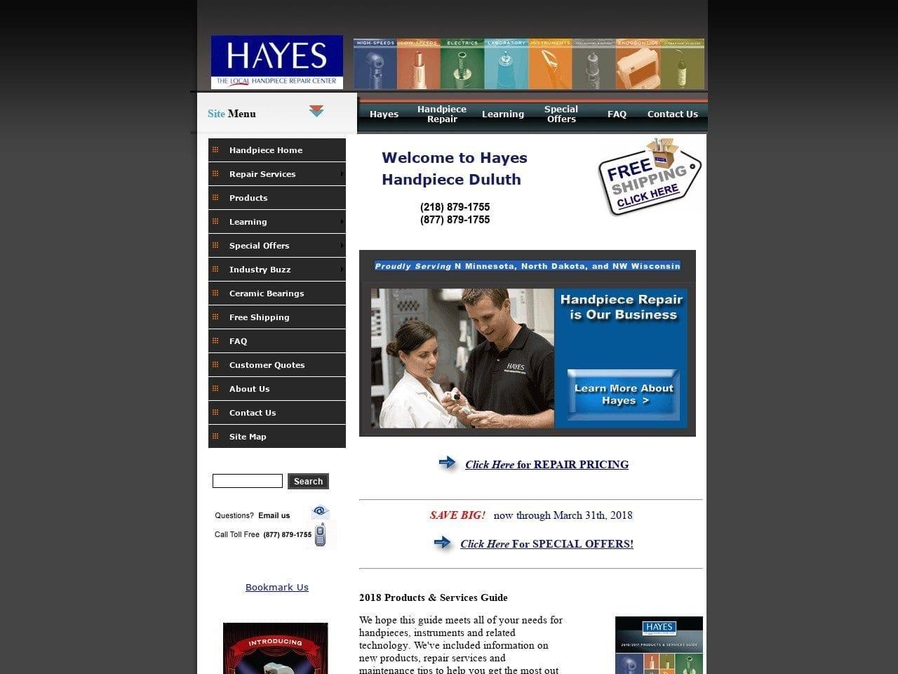Hayes Handpiece Duluth