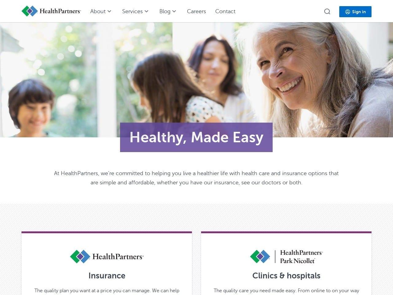 Healthpartners Dental screenshot