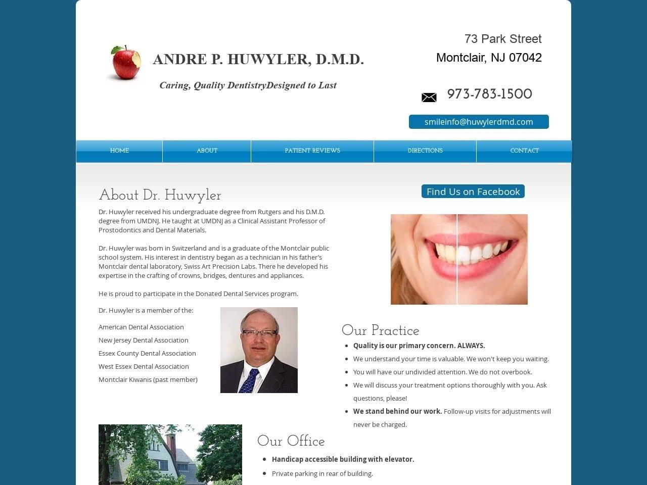 Andre P Huwyler DMD