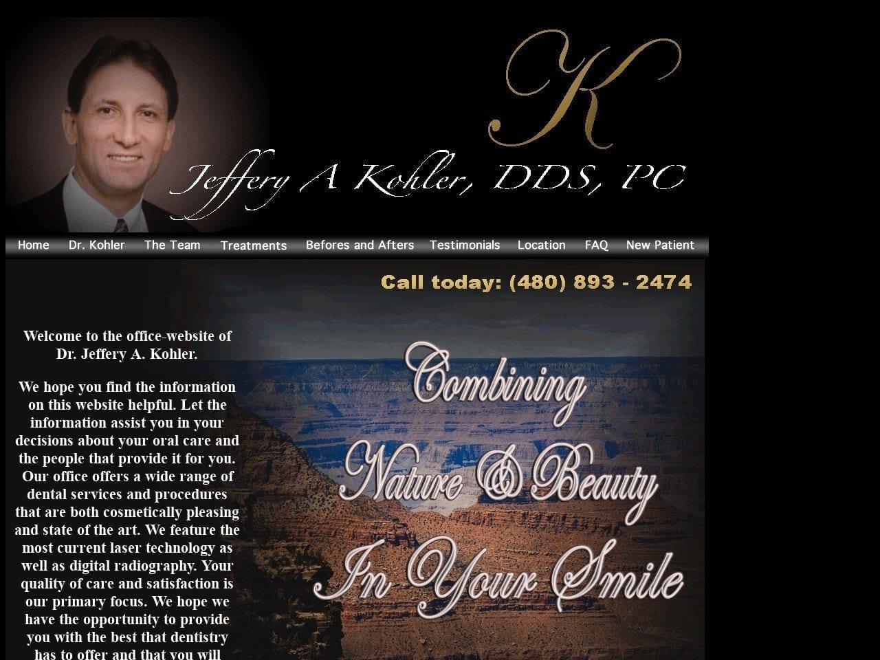 Dr. Jeffery Kohler screenshot