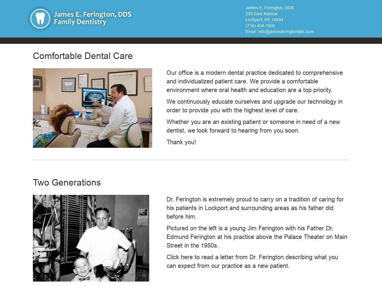 Ferington James E DDS