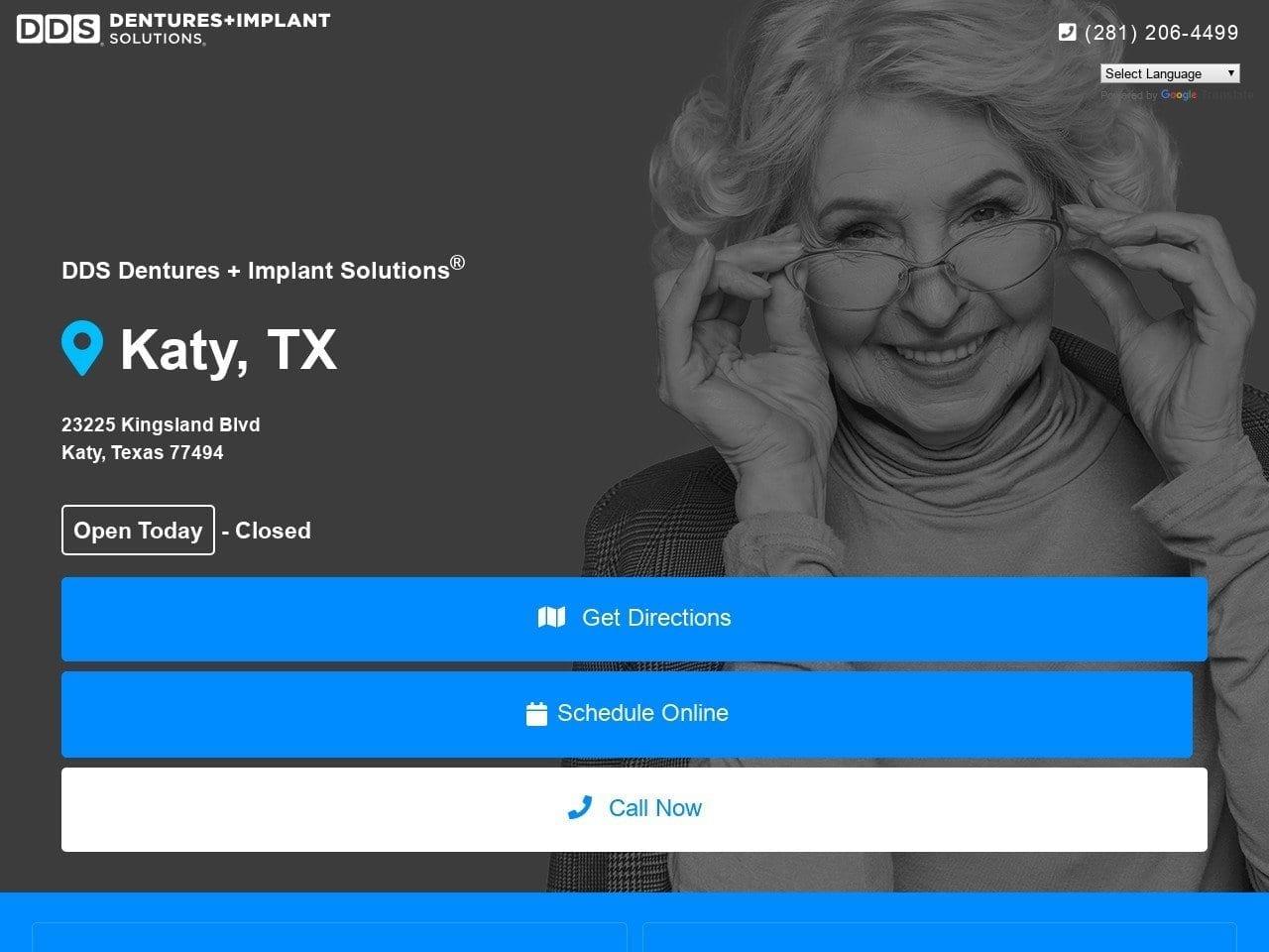 DDS Dentures + Implant Solutions TX Katy screenshot